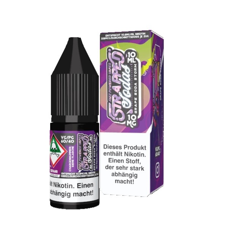 Strapped Soda - Grape Soda Storm - 10 mg | 20 mg -...