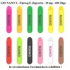 LIO NANO X - Einweg E-Zigarette - 20 mg - 600 Züg...