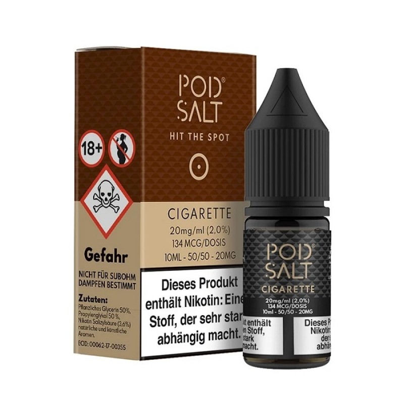Pod Salt - Cigarette - 10 ml Salt Liquid - 11 mg |...