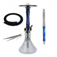 Jookah - Edelstahl Shisha - Straight Flush - Black...