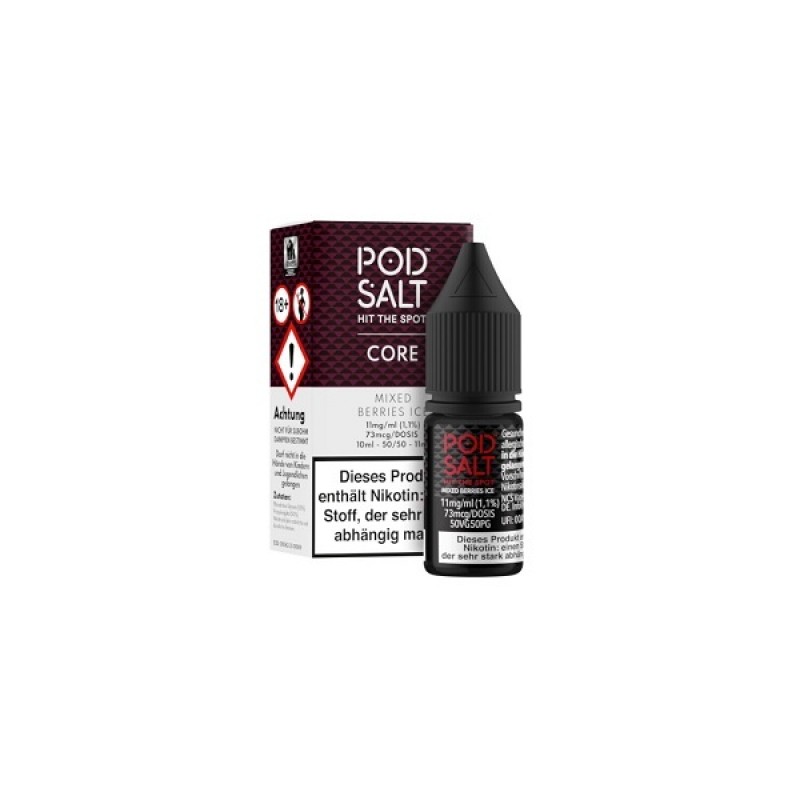 Pod Salt - Mixed Berries Ice - 10 ml Salt Liquid -...