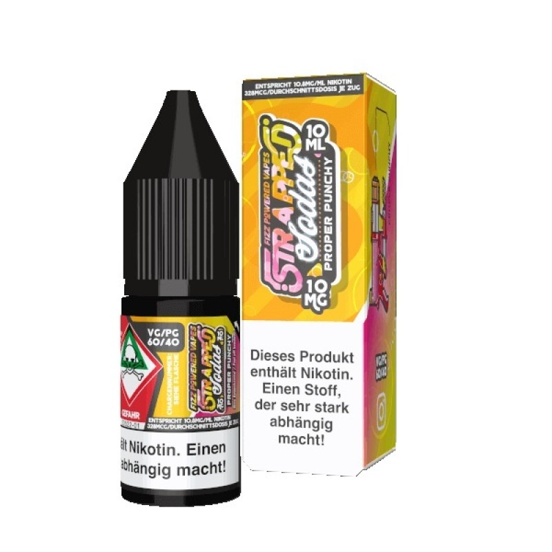 Strapped Soda - Proper Punchy - 10 mg | 20 mg - Ni...
