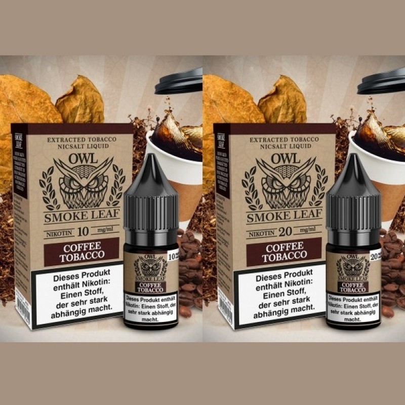 OWL Smoke Leaf - Coffee Tobacco - 10 ml Nikotinsal...