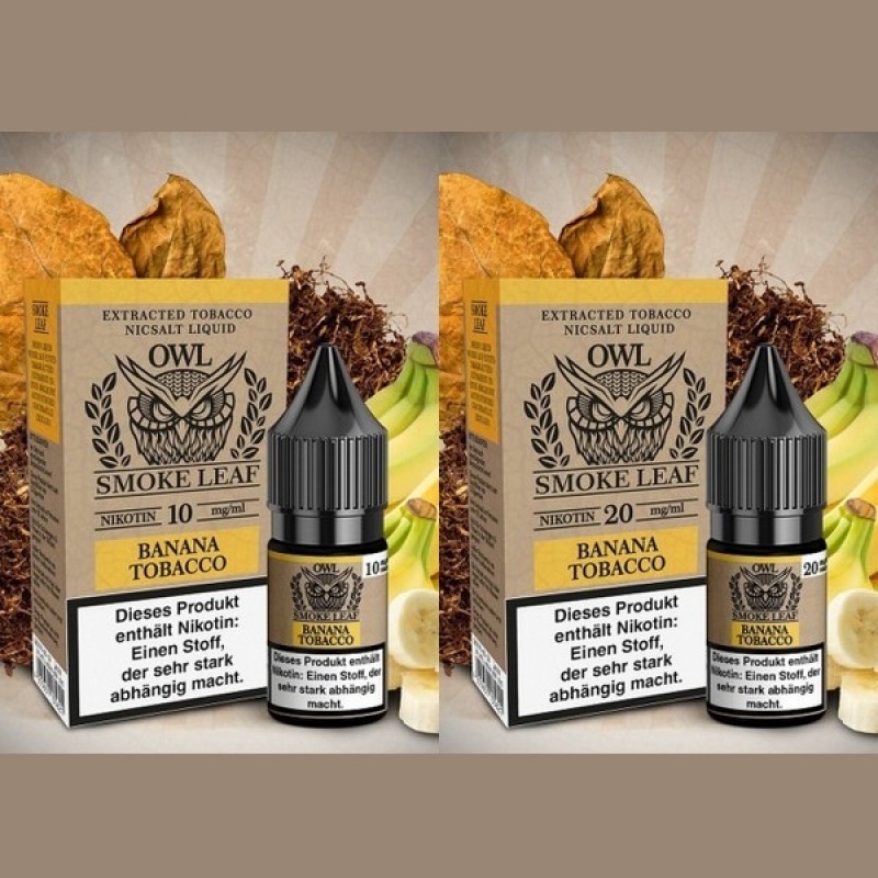 OWL Smoke Leaf - Banana Tobacco - 10 ml Nikotinsal...