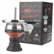 Jookah - Steinkopf Set Black | Red Edition