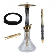 Jookah - Edelstahl Shisha - Straight Flush - Gold ...
