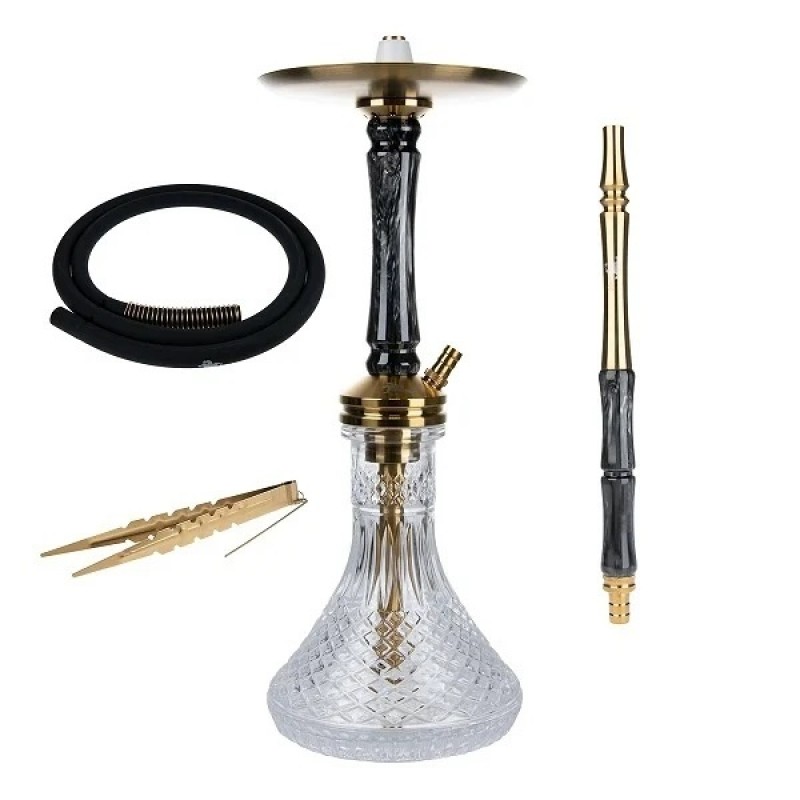 Jookah - Edelstahl Shisha - Straight Flush - Gold ...