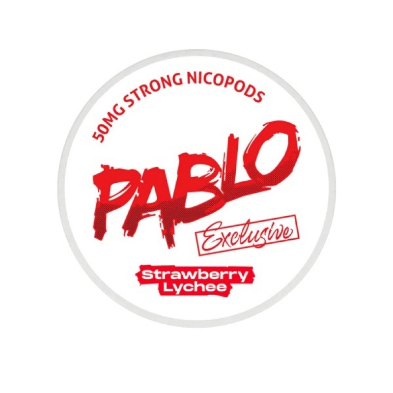 Pablo Exclusive - Strawberry Lychee - 50 mg Nikoti...