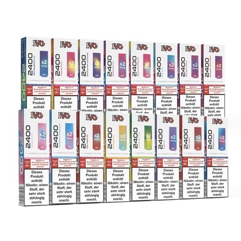 IVG 2400 Pod - 2er Pack - Mit Steuerbanderole