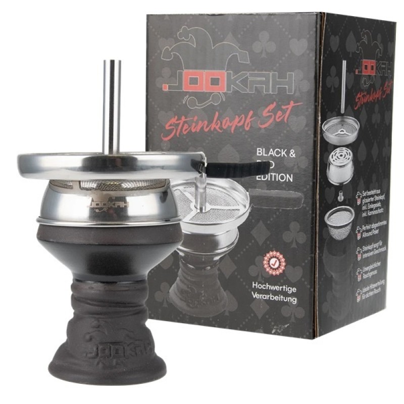 Jookah - Steinkopf Set Black | Black Edition
