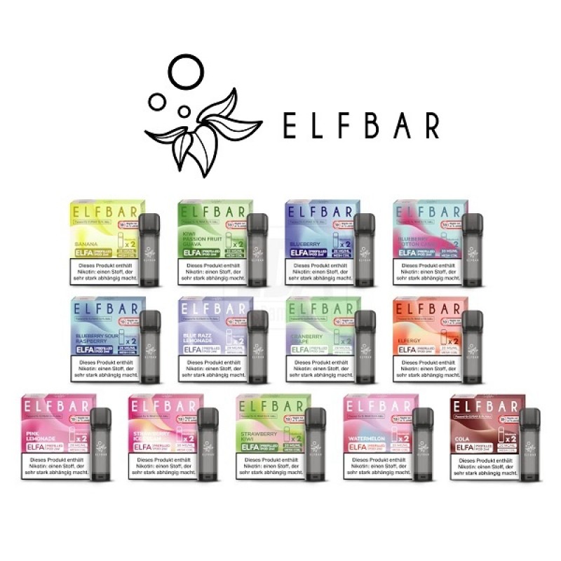 Elf Bar - Elfa Prefilled Pod - 2er Pack - Mit Steu...