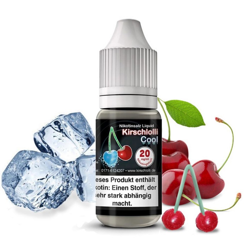 Kirschlolli Cool - Nikotinsalz Liquid - 10 ml - 12...