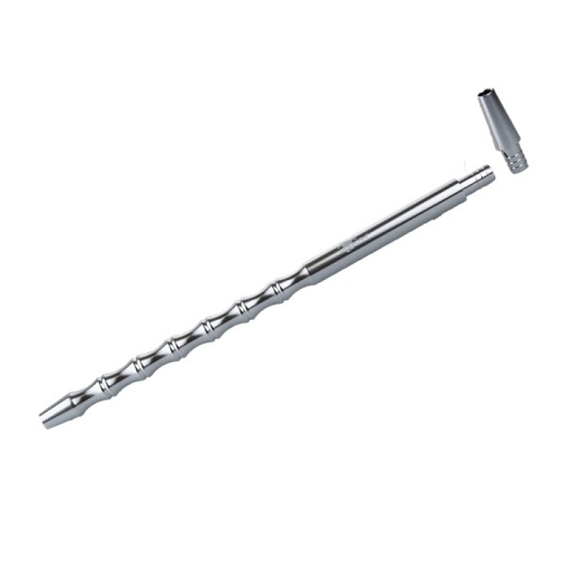 Jookah - Alu Mundstück H031 35 cm Silber inkl. En...