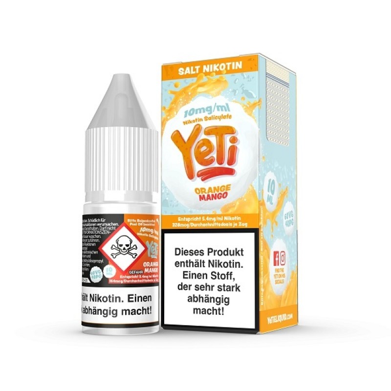 Yeti - Orange Mango - 10 mg | 20 mg - Nikotinsalz ...