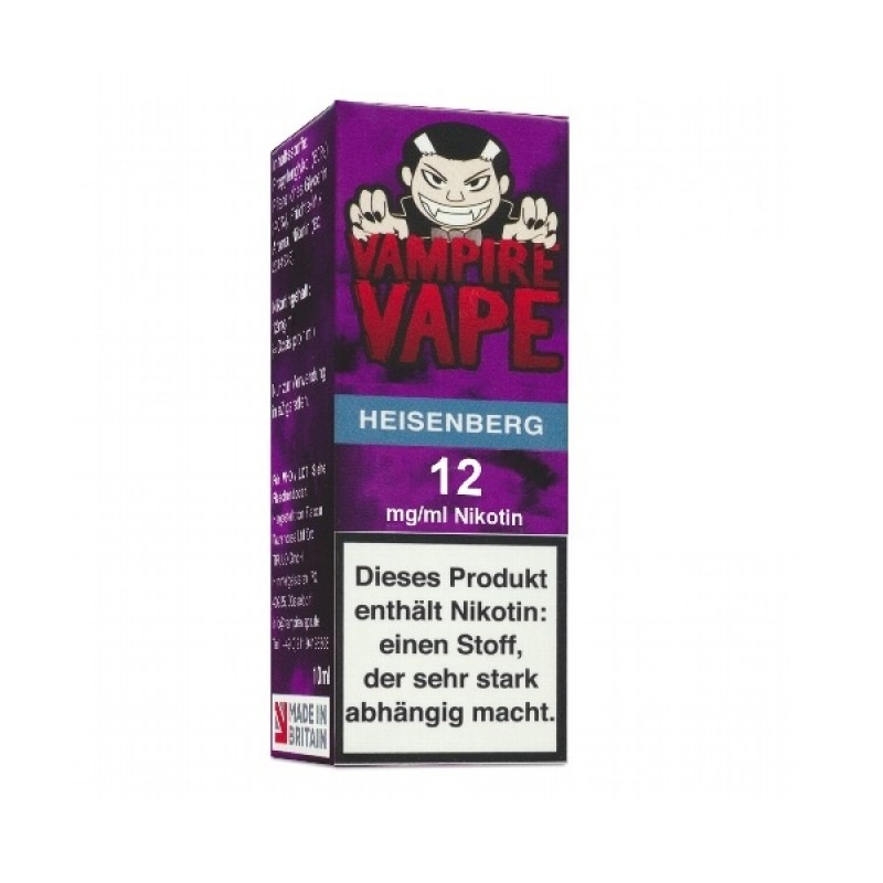 Vampire Vape - Heisenberg - 10 ml Liquid - 12 mg N...