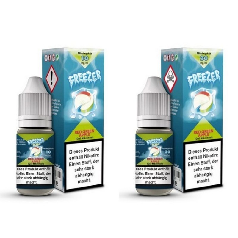 Freezer - Red Green Apple - Nikotinsalz Liquid 10 ...