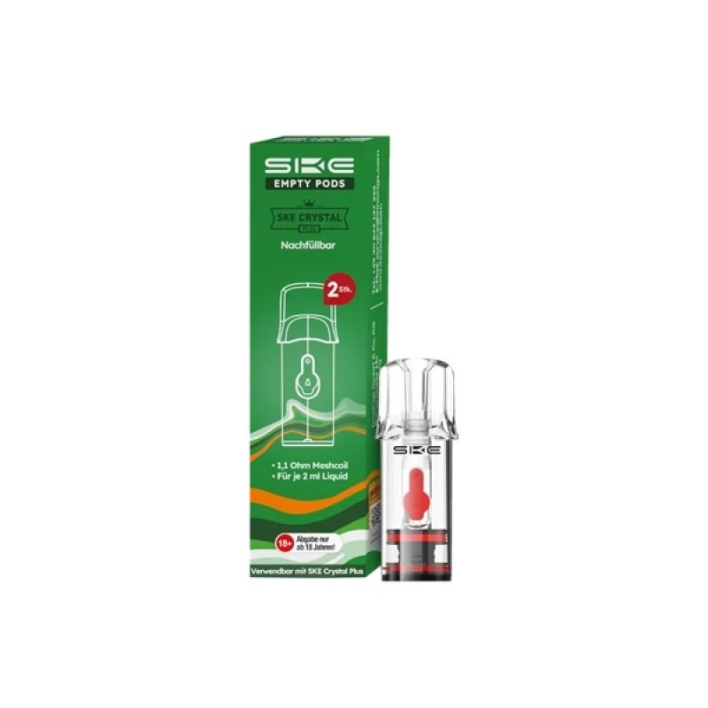 SKE Crystal Plus - Leer Pod - 2er Pack