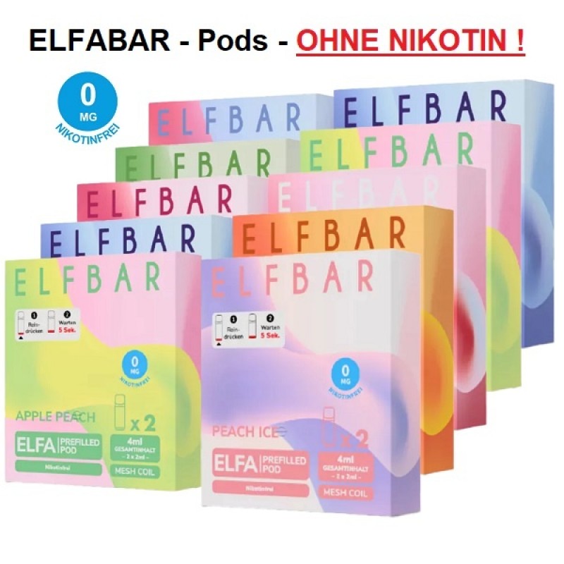 Elf Bar - Elfa Prefilled Pod - 2er Pack - OHNE NIK...