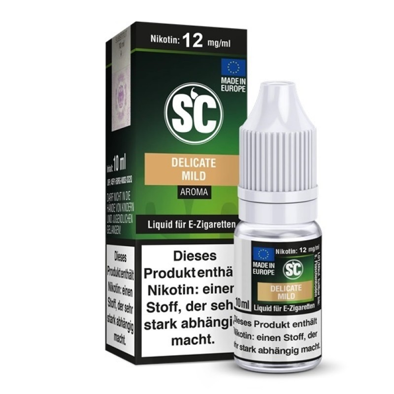 SC - Delicate Mild - 12 mg Nikotin Liquid - Mit St...