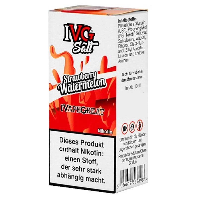 IVG - Strawberry Watermelon - Nic Salt Liquid - 10...