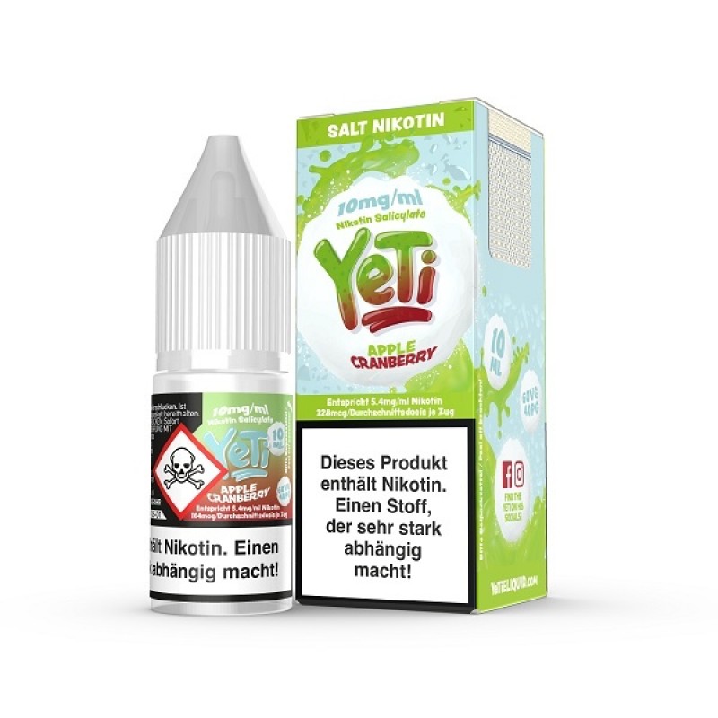 Yeti - Apple Granberry - 10 mg | 20 mg - Nikotinsa...