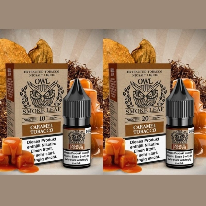 OWL Smoke Leaf - Caramel Tobacco - 10 ml Nikotinsa...