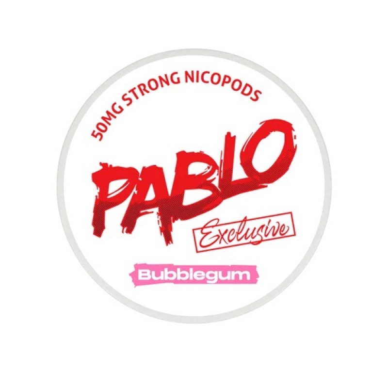 Pablo Exclusive - Bubblegum - 50 mg Nikotin - Snus...