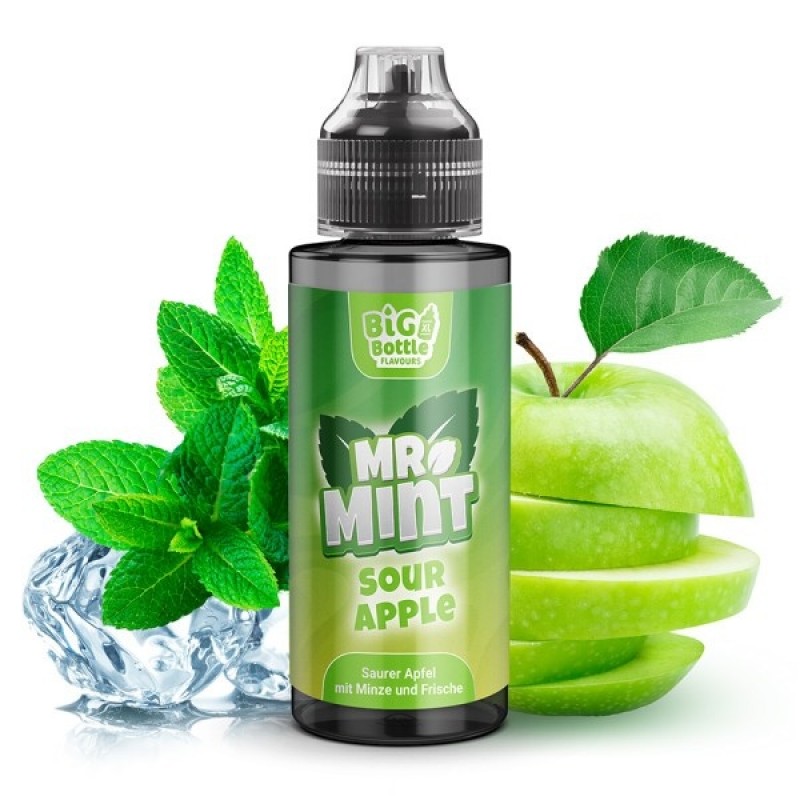 Big Bottle - Mr. Mint - Sour Apple - 10 Aroma - Mi...