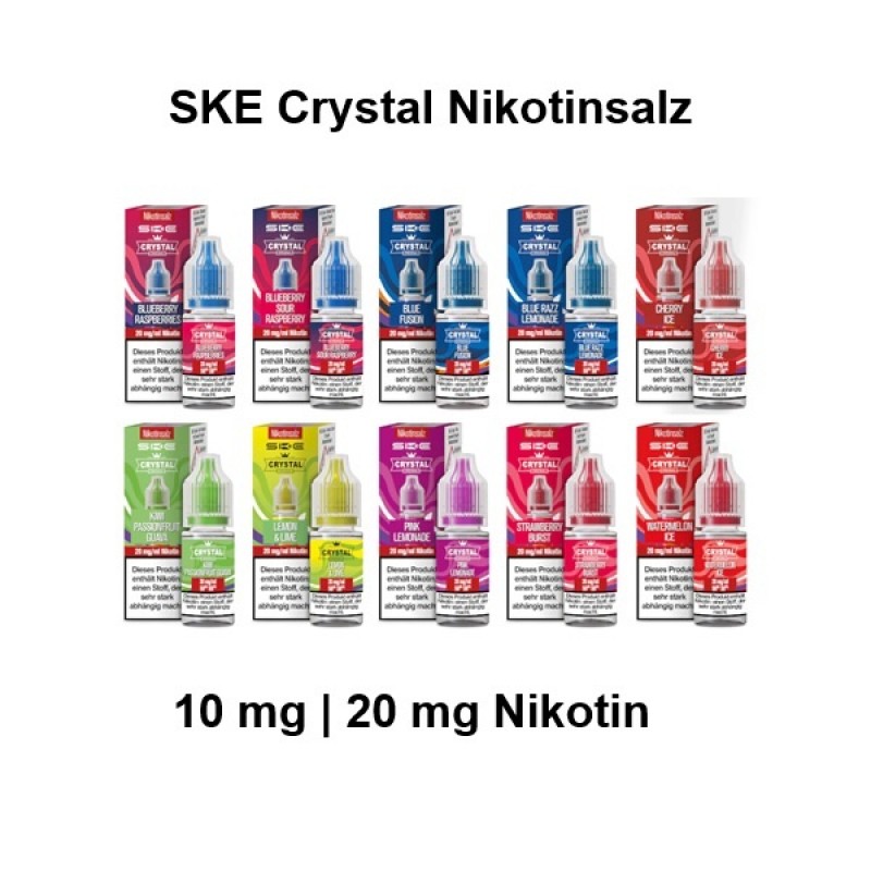 SKE Crystal - 10 ml Nikotinsalz Liquid - 10 mg | 2...