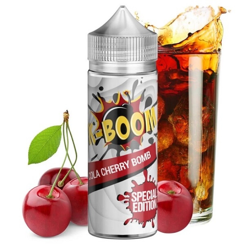 K-Boom - Cola Cherry Bomb - 10 ml Aroma - Mit Steu...