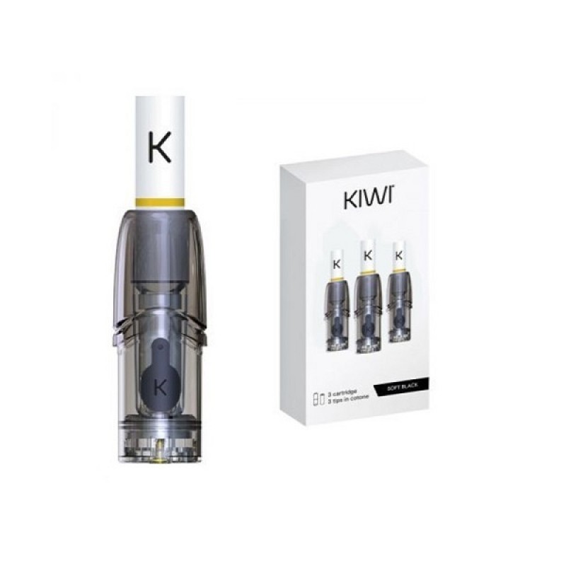 KIWI - Pod Kit - Ersatzpod schwarz - 3er Pack