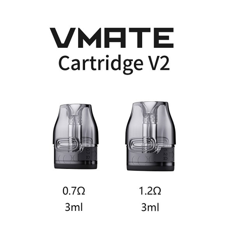 VooPoo - VMate V2 Pod - 0.7 | 1.2 Ohm - 2er Pack