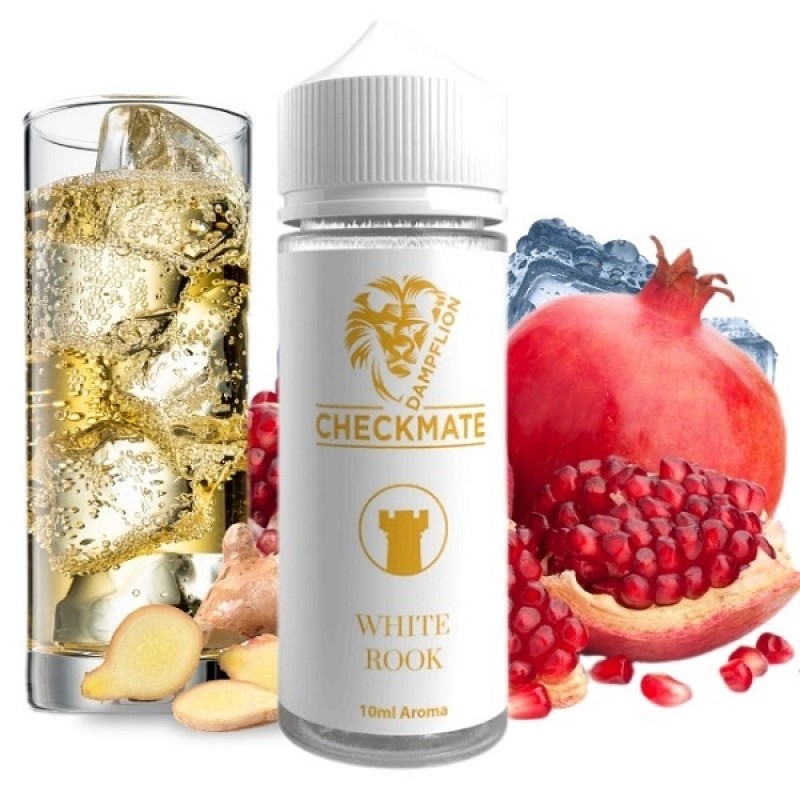 Dampflion - Checkmate - White Rook - 10 ml Aroma -...