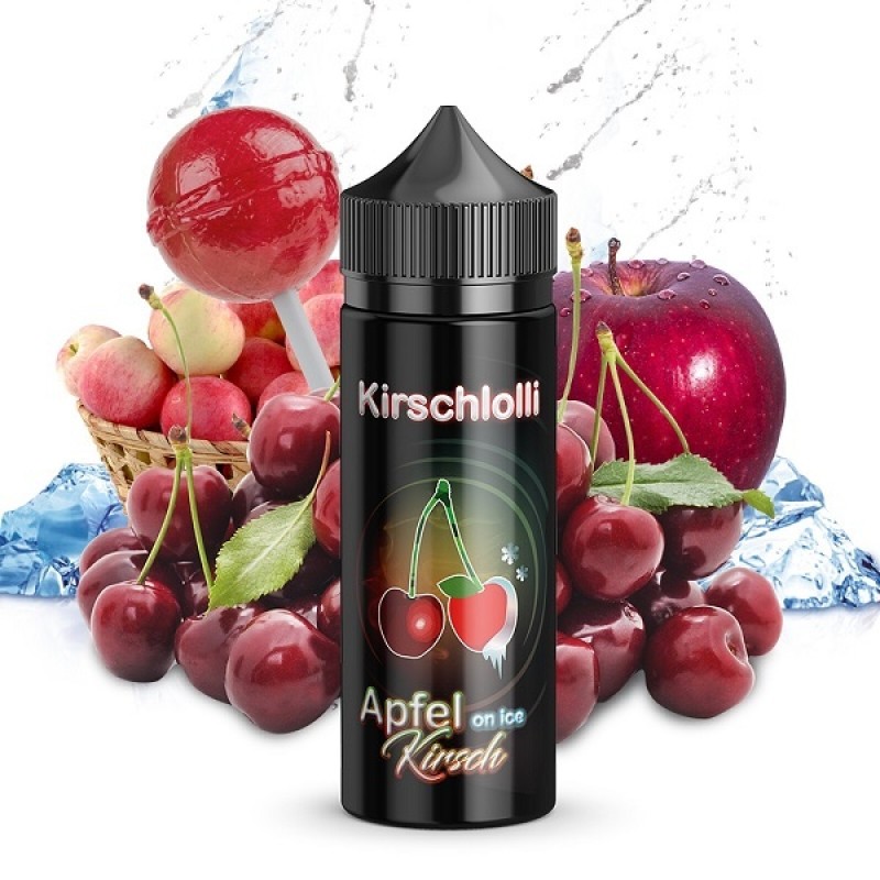 Kirschlolli - Apfel Kirsch On Ice - 10 ml Aroma Lo...